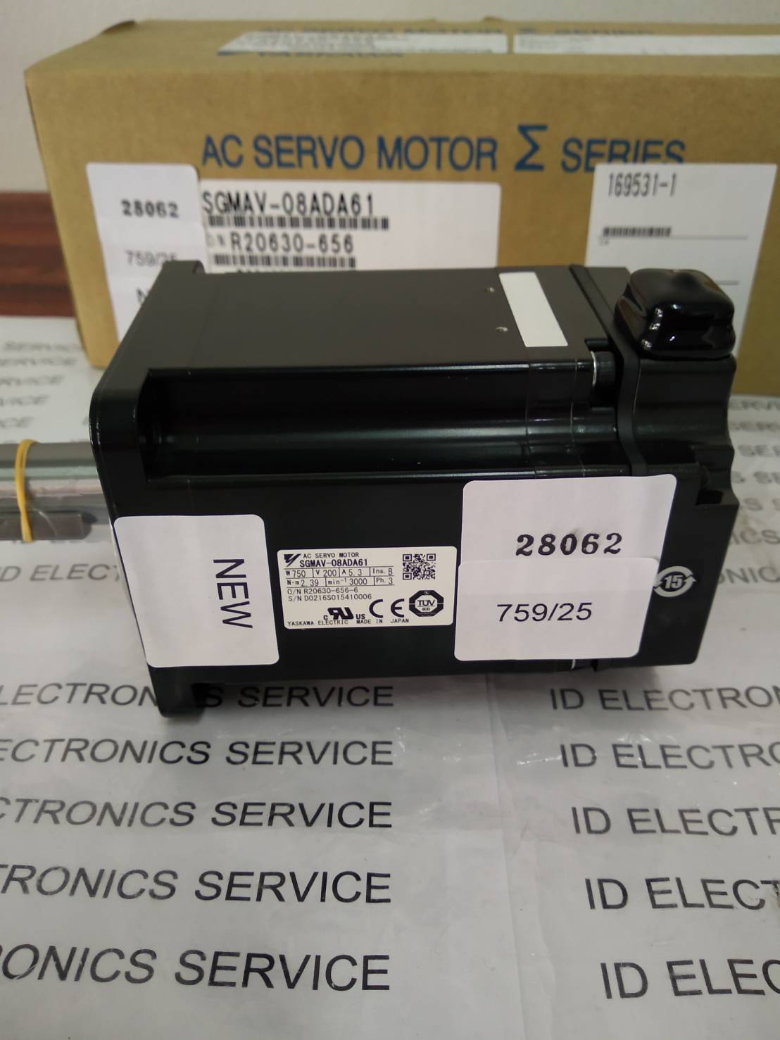 SGMAV-08ADA61 SERVO MOTOR " YASKAWA "