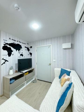 ให้เช่าคอนโด เอลลิโอ เดล มอสส์ พหลโยธิน 34 ตึกA 34.90 ตร.ม.เฟอร์ครบ แอร์ 3 ตัว มีเครื่องซักผ้าใกล้ BTS 2 สถานี