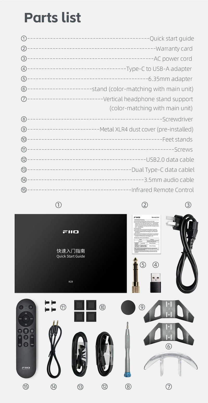 FiiO K19 DAC/AMP ตั้งโต๊ะระดับเรือธง ชิป ES9039SPRO *2 + THX AAA 788+ รองรับ MQA ประกันศูนย์ไทย