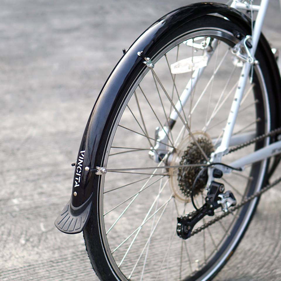 บังโคลนจักรยานทัวร์ริ่ง VINCITA F02 Fender for 26"-700C wheel (Wide 4 CM.)