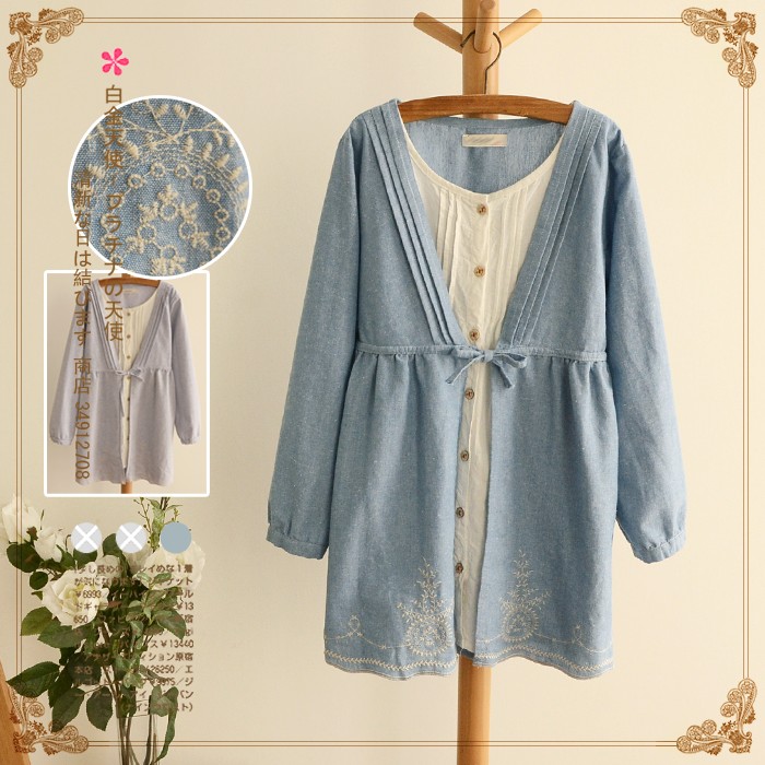 เสื้อผ้าฝ้ายปักลาย sm2
