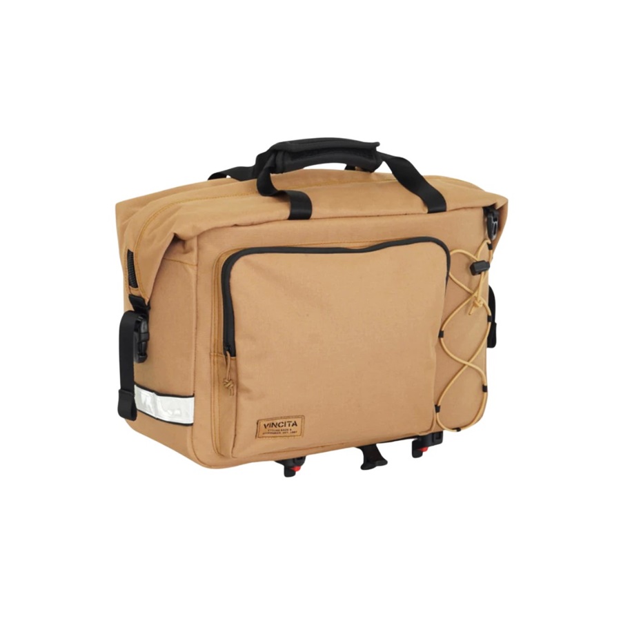 VINCITA B181P กระเป๋าติดแร็คใบใหญ่ (Nash Pro Bag) ผลิตจาก ผ้าโพลีเอสเตอร์กันน้ำ พร้อม ผ้าคลุมกันฝน เพิ่มการป้องกัน