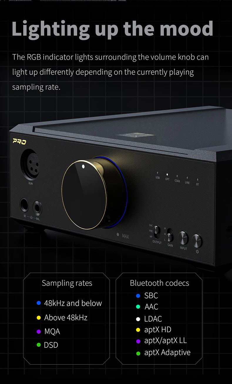 FiiO K9 PRO DAC/AMP ตั้งโต๊ะ เรือธง DAC ESS ES9038PRO x2, AMP THX AAA 788+ รองรับ MQA, LDAC, Dual Hi-Res ประกันศูนย์ไทย