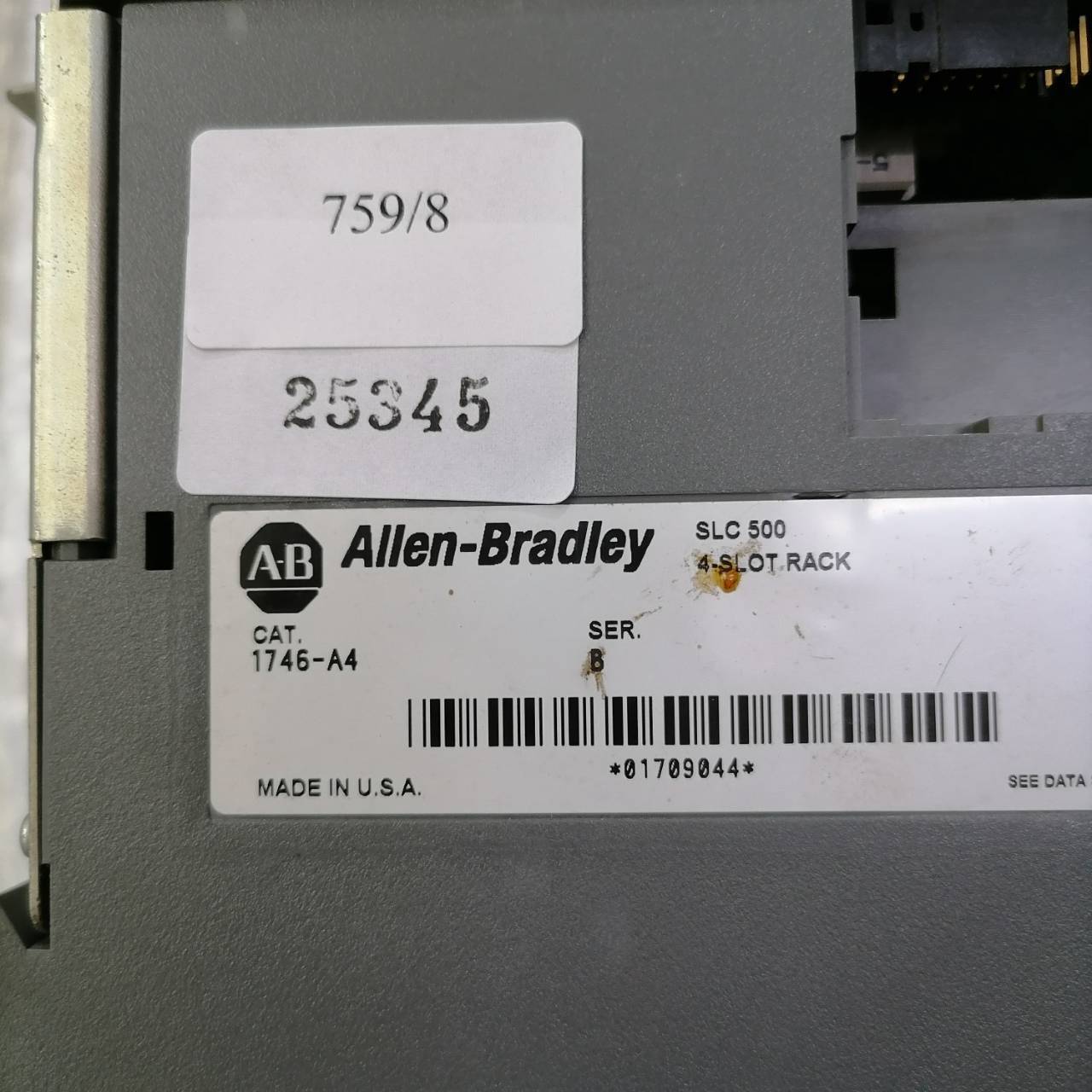PLC " ALLEN-BRADLEY " รุ่น 1746-A4