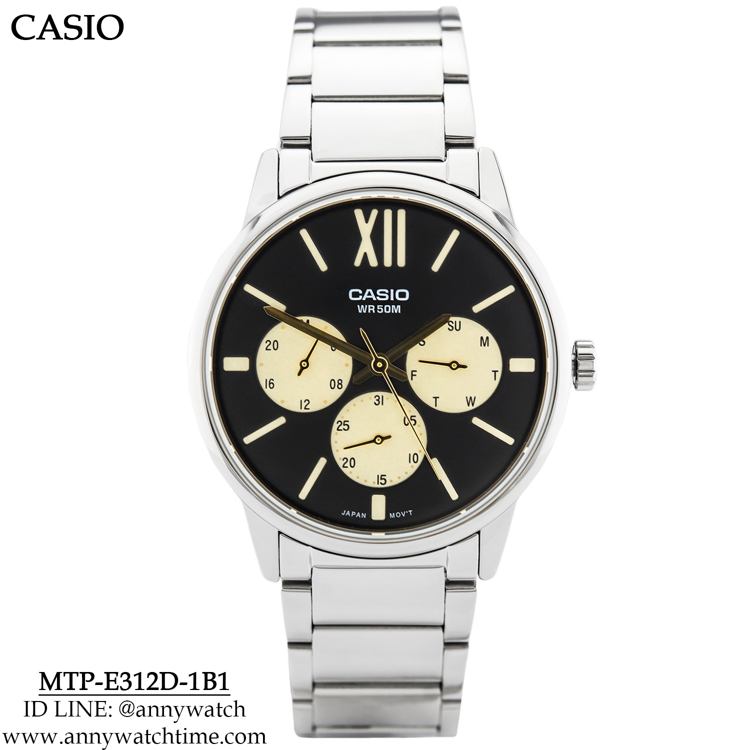 CASIO MTP-E312D-1B1