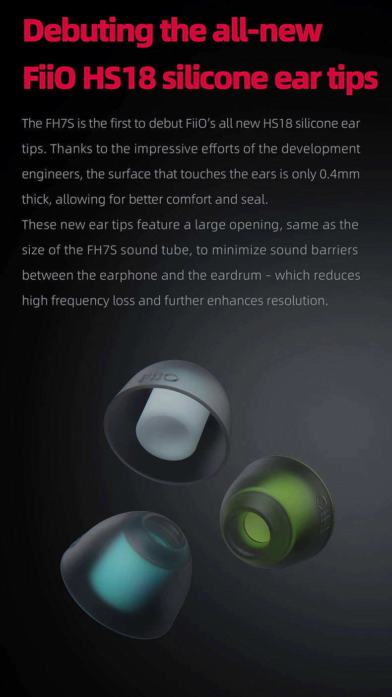 FiiO FH7S หูฟังแบบ 4BA Knowles และ 1Dynamic ขนาด13.6mm รองรับ Hires ประกันศูนย์ไทย