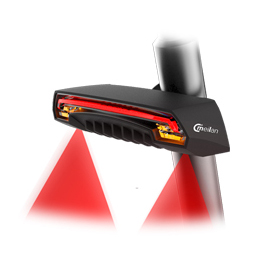 ไฟท้ายเลเซอร์ มีไฟเลี้ยวและไฟทำทาง MEILAN X5 มีรีโมทติดแฮนด์