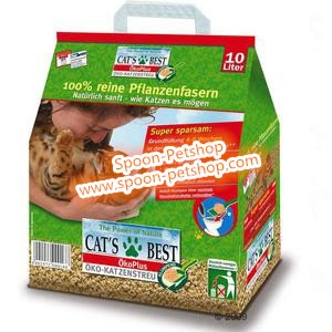 Cat's Best Original (Oko Plus) 10L+2L ทรายแมว Cat Best ทรายแมวไม้สน จับตัวเป็นก้อน เหมาะสำหรับแมวขนสั้น (ถุงสีแดง)