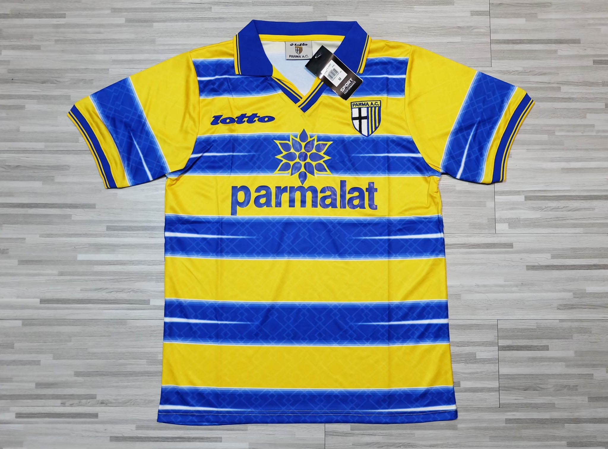 Parma 1998/99 Home Vintage Jersey Buffon เสื้อฟุตบอลปาร์มา เสื้อปาร์มาย้อนยุค Parmalet