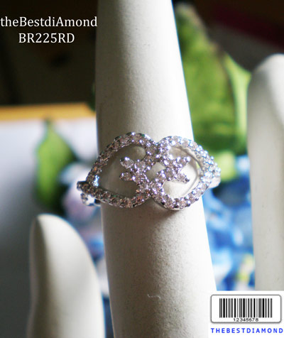BR225RD---แหวนหัวใจคู่รัก น่ารักมากๆๆ รูปแบบทันสมัย ดูดี intrend มากๆๆ แบบออกมาจากร้านจิวเวลลี่เลย เพชรสวยวิ๊งๆ รับประกันความเหมือนจริง
