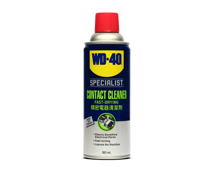 สเปรย์ล้างหน้าสัมผัสทางไฟฟ้า WD-40 ขนาด 360ml. ทำความสะอาดคราบน้ำมัน, เขม่า, แห้งเร็ว Pn.W051-0200 (แท้) ##(*)