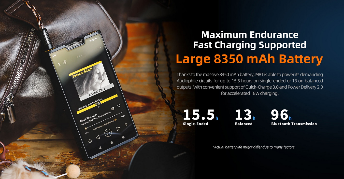 Shanling M8T DAP เครื่องเล่นพกพาหลอดแก้ว ระบบ Android 13 ระดับเรือธง ประกันศูนย์ไทย