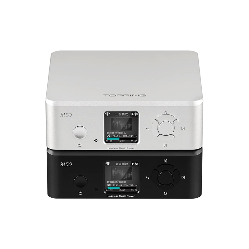 Topping M50 เครื่องเล่นเพลงเครือข่ายแบบตั้งโต๊ะ รองรับ DLNA, Airplay ประกันศูนย์ไทย