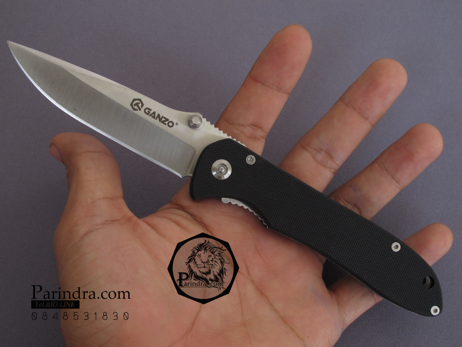 มีดพับ Ganzo รุ่น G7142 สีดำ ของแท้ 100%
