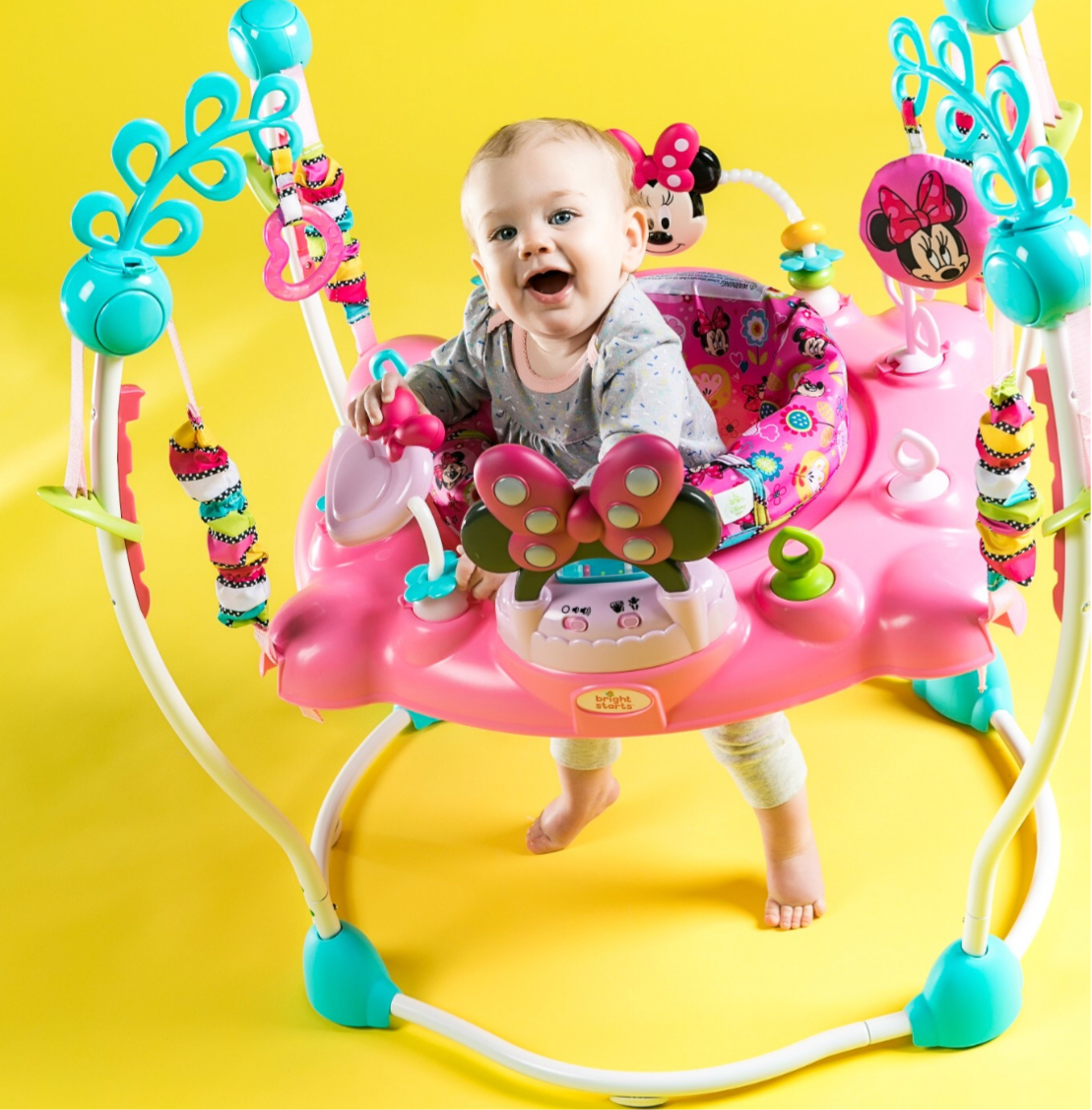 มินนี่เม้าส์ จัมเปอร์ รุ่นใหม่ล่าสุด Disney Baby MINNIE MOUSE PeekABoo Activity Jumper