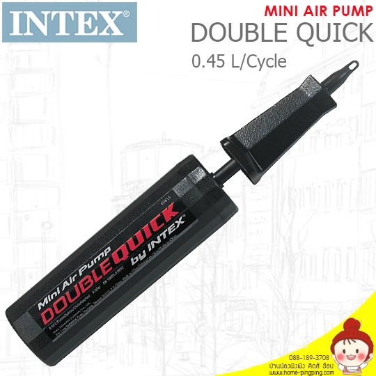 ที่สูบลมแบบมือกด Mini Hand Pump รุ่น INTEX Double Quick ยี่ห้อ INTEX