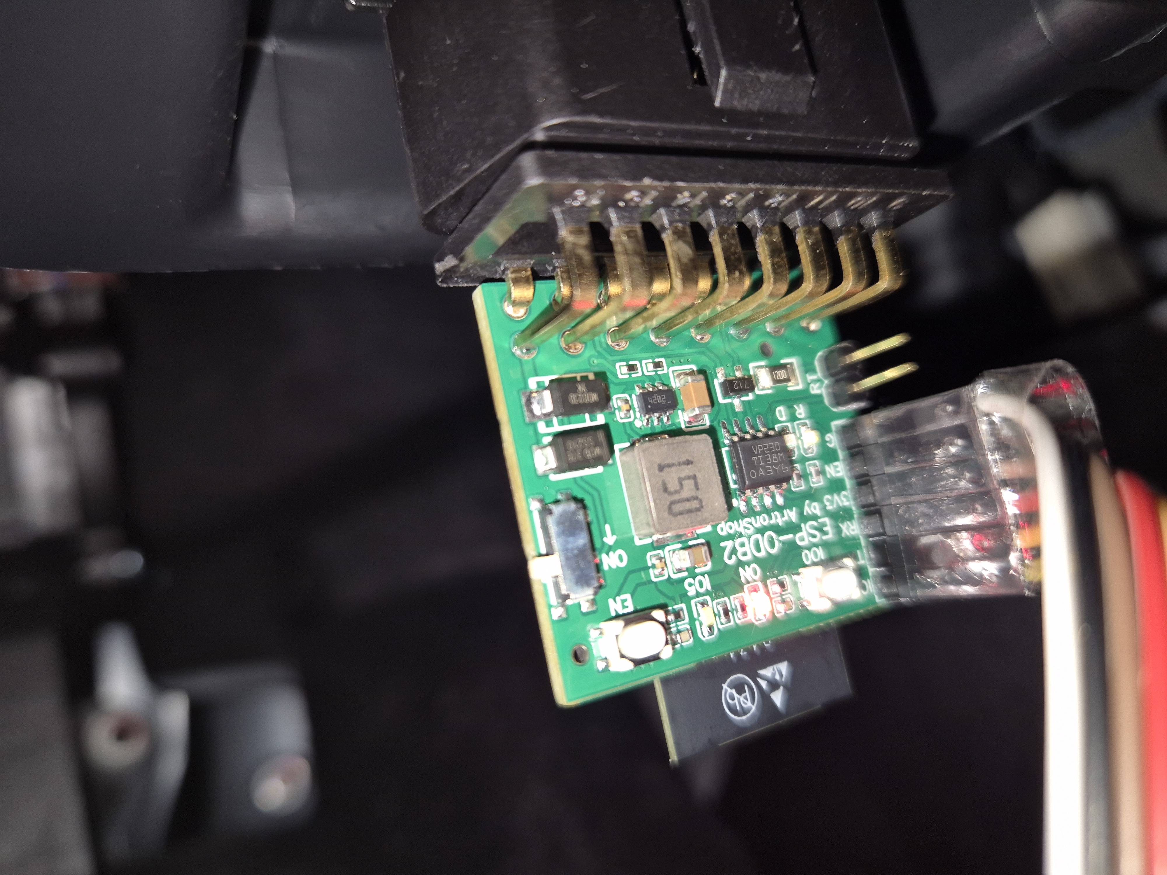 ESP-OBD2 บอร์ด ESP32 เชื่อมต่อ OBD2 CAN Bus