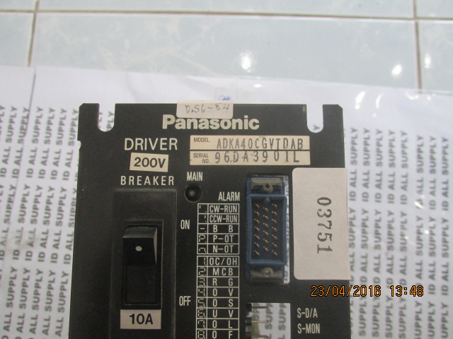 SERVO DRIVE “ PANASONIC ” รุ่น ADKA40CGYTDAB