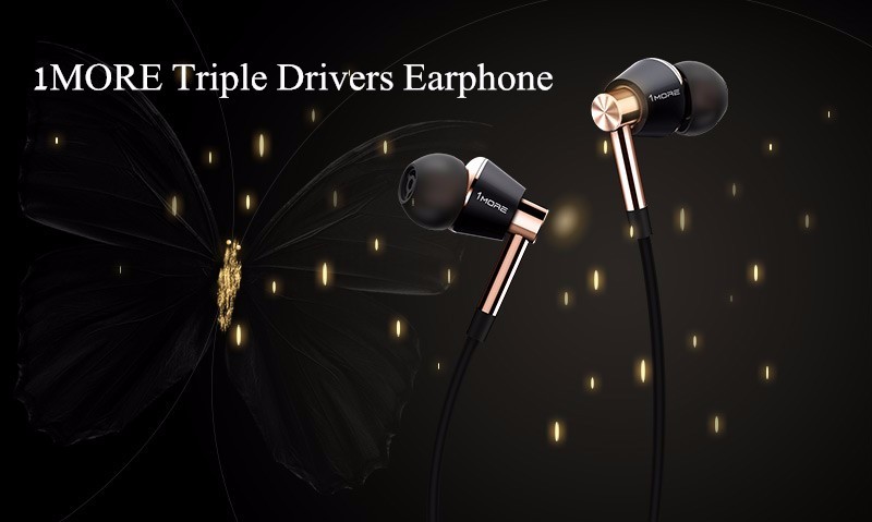 ขาย 1MORE Triple Driver E1001 หูฟัง 3ไดรเวอร์ตัวท้อป 2Balanced Armatures + 1dynamic บอดี้อลูมี เนียมหรู