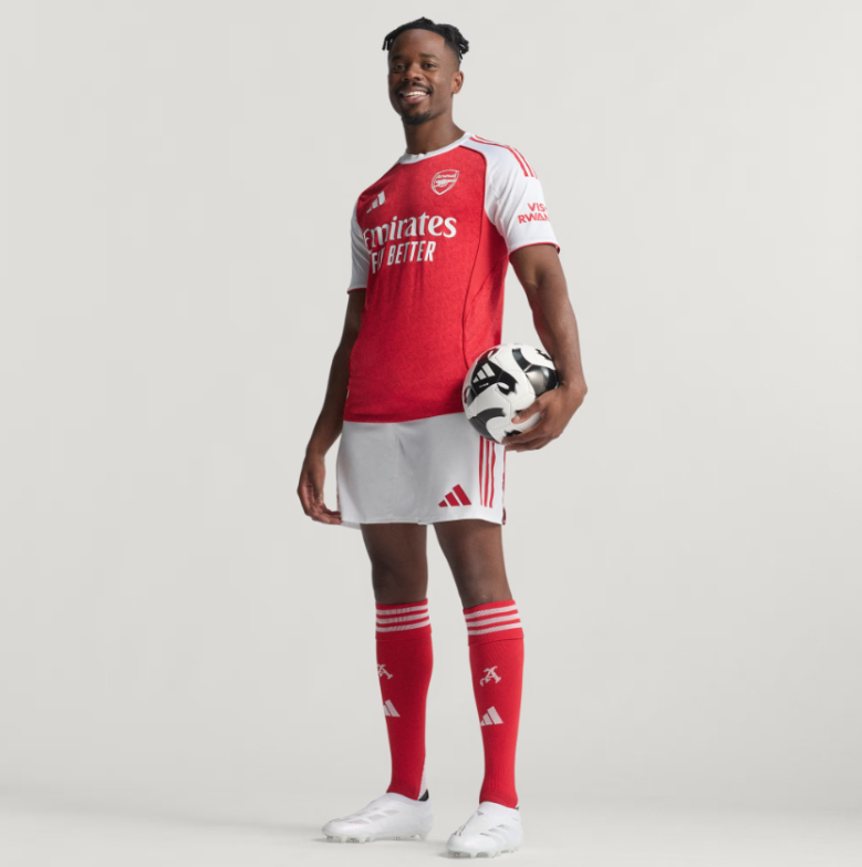 เสื้ออาร์เซน่อล 2025 2026 ทีมเหย้าเวอร์ชั่นนักเตะ AUTHENTIC HOME ของแท้