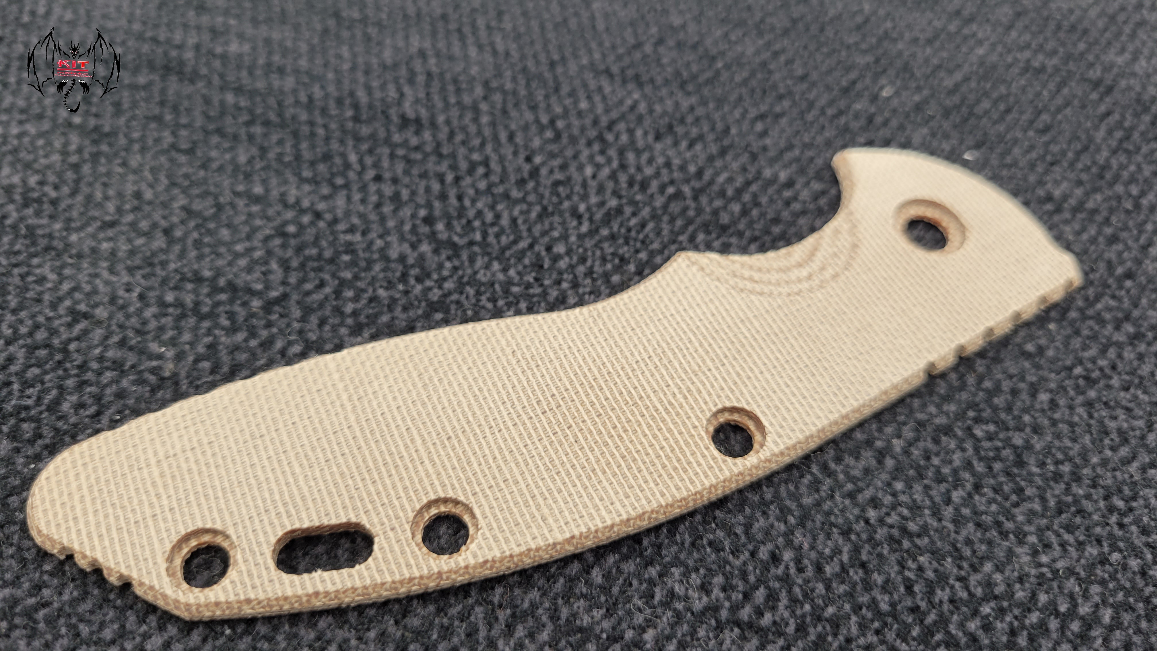 Hinderer XM-18 3.5" Skinny Handle Scale Micarta Natural
