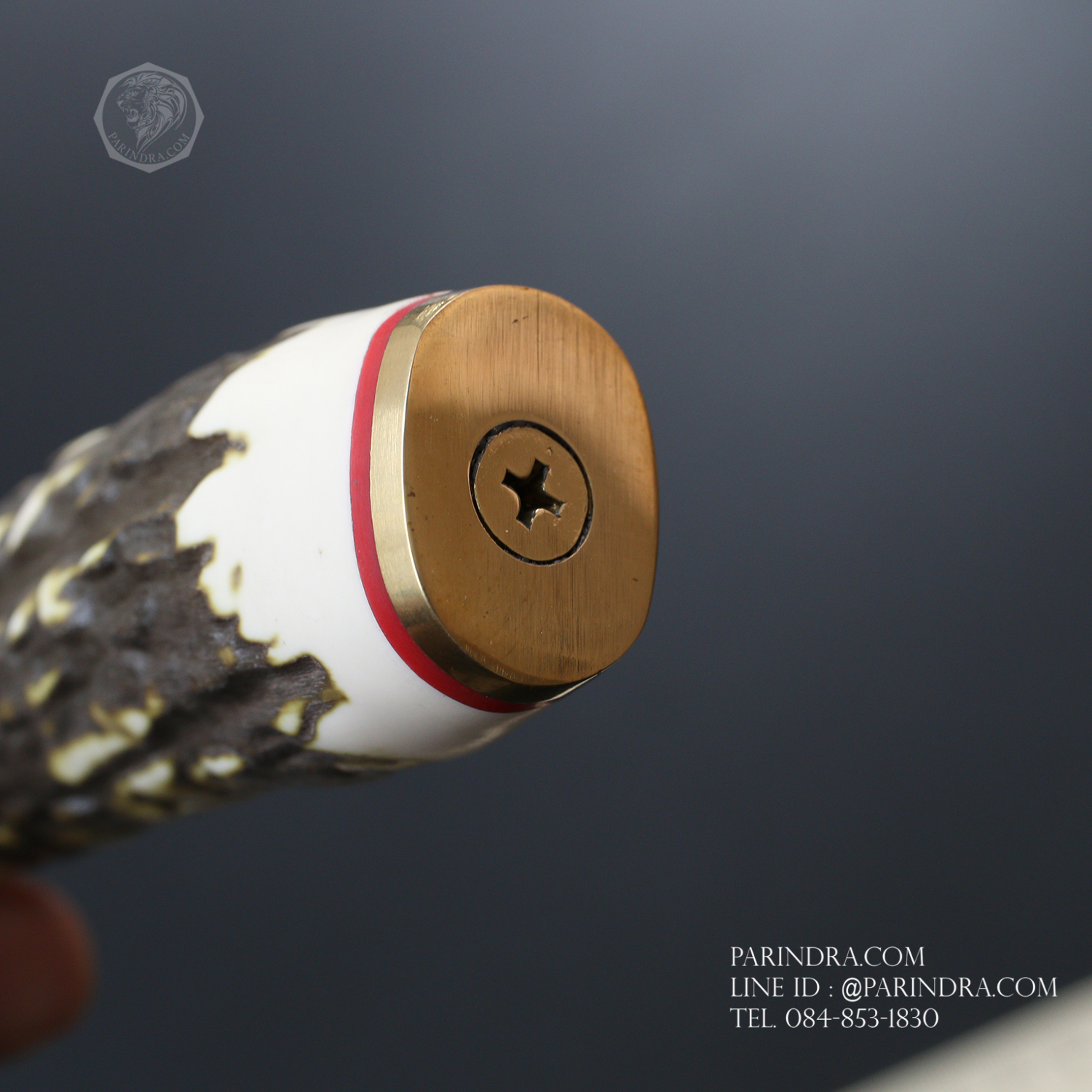 มีดใบตาย ELK ด้ามลายเขา แบบ 1 ขนาด 9 นิ้ว