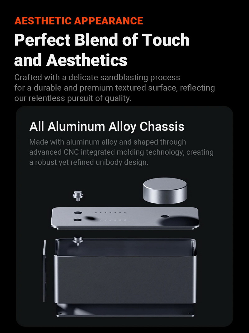 Fosi Audio SK02 DAC/AMP ตั้งโต๊ะขนาดเล็ก ชิป ESS ES9038Q2M+SGM8262 ประกันศูนย์ไทย