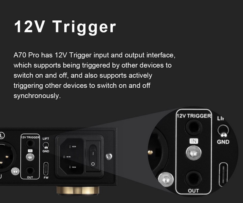 Topping A70 PRO Headphone Amplifier ตั้งโต๊ะ กำลังขับสูง ประกันศูนย์ไทย