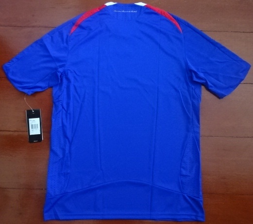 เสื้อฟุตบอล ทีมชาติฝรั่งเศส ชุดเหย้า ชุดลุยศึกยูโร 2008 ใหม่ M-Size / FRANCE Football Shirt Home Kit EURO 2008 Jersey NEW M-Size