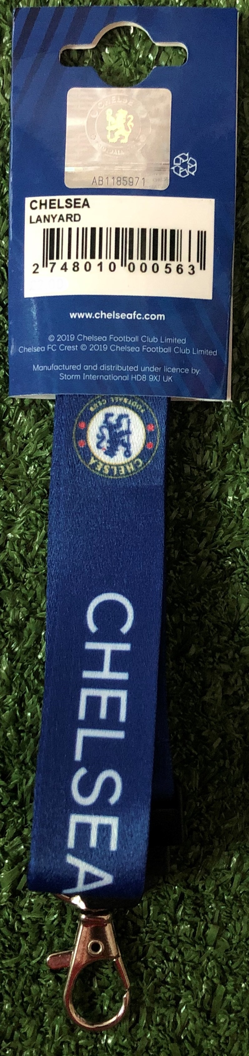 สายคล้องคอติดบัตร ฟุตบอล สโมสรเชลซี - CHELSEA FC ใหม่ / CHELSEA Football Club Lanyard - CHELSEA FC NEW