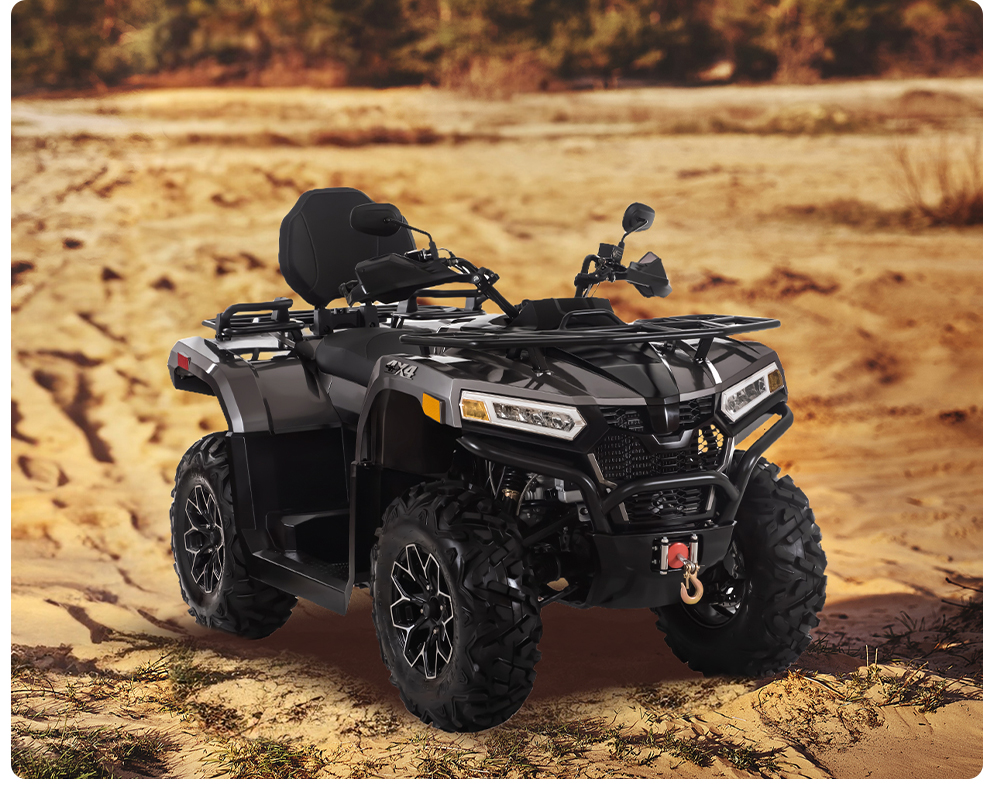 ZIMO ATV450 2025 | รถ ATV 4WD 400cc EFI แรงสุดขีด ขับทุกพื้นที่ Off-Road สำหรับผู้ใหญ่ | พร้อมกระจกมองหลัง & เบาะพนักพิง