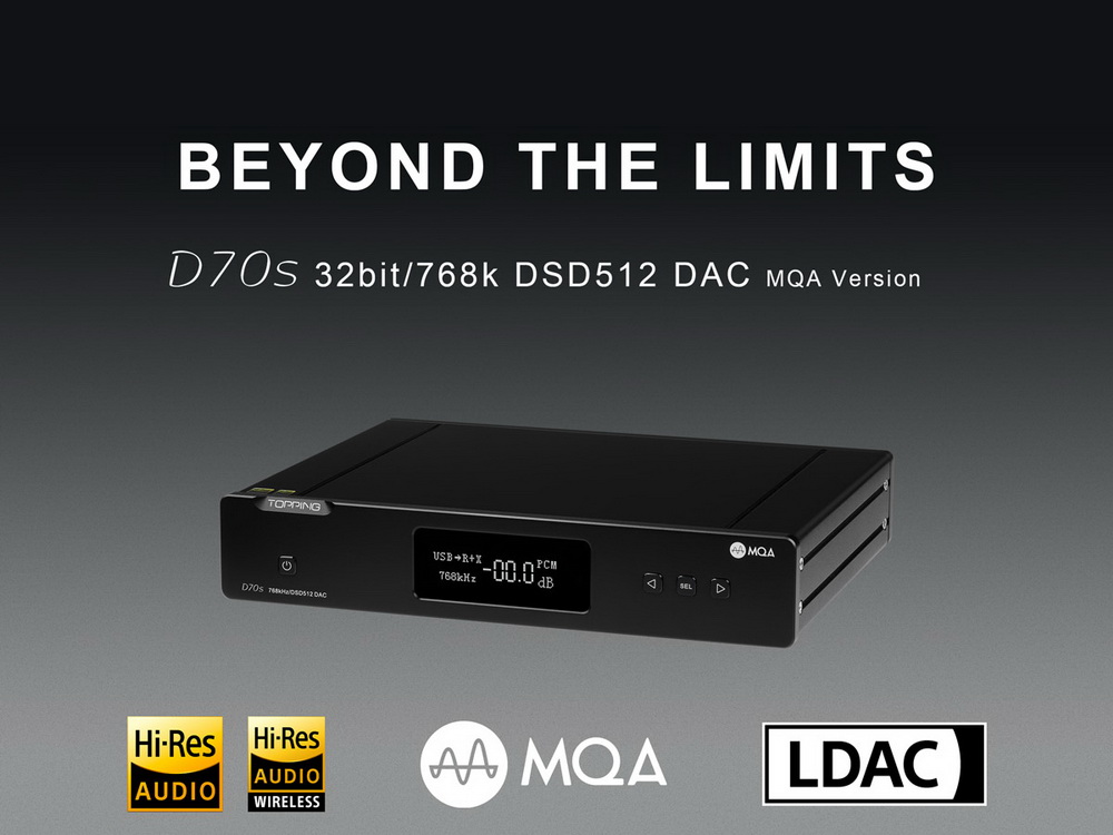 ขาย Topping D70S MQA DAC ตัวแปลงสัญญาณ แบบตั้งโต๊ะ
