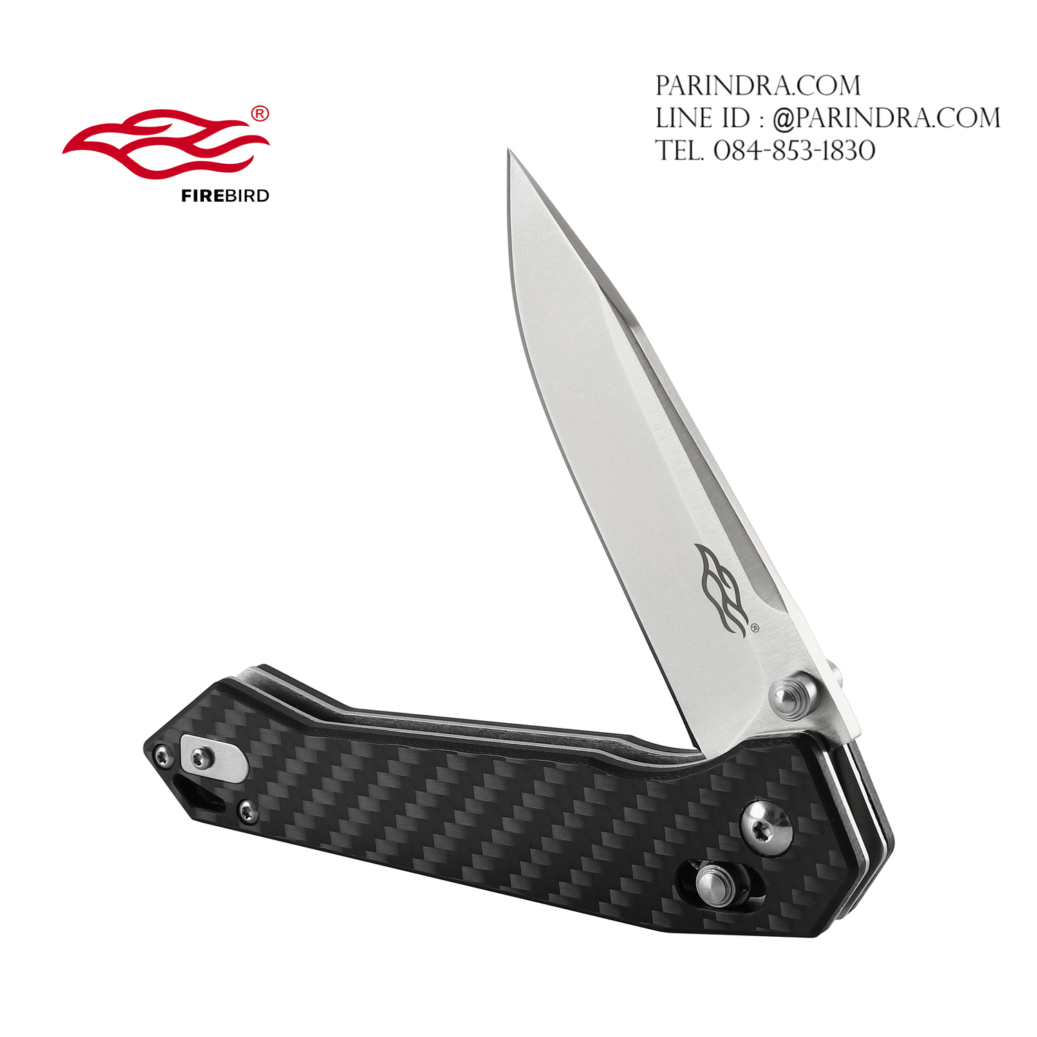 มีดพับ Ganzo Firebird รุ่น FB7651-CF ด้าม Carbon Fiber ของแท้ 100%