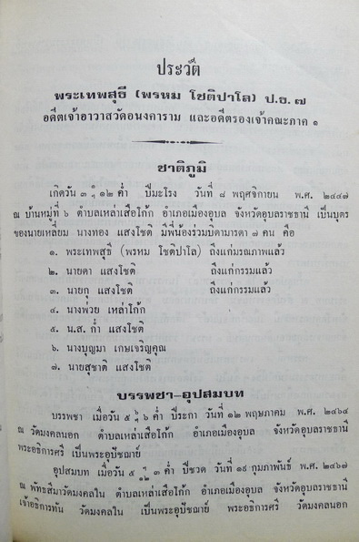 อนุสรณ์ในงานพระราชทานเพลิงศพ พระเทพสุธี ( พรหม โชติปาโล ป.ธ.๗ ) อดีตเจ้าอาวาสวัดอนงคาราม