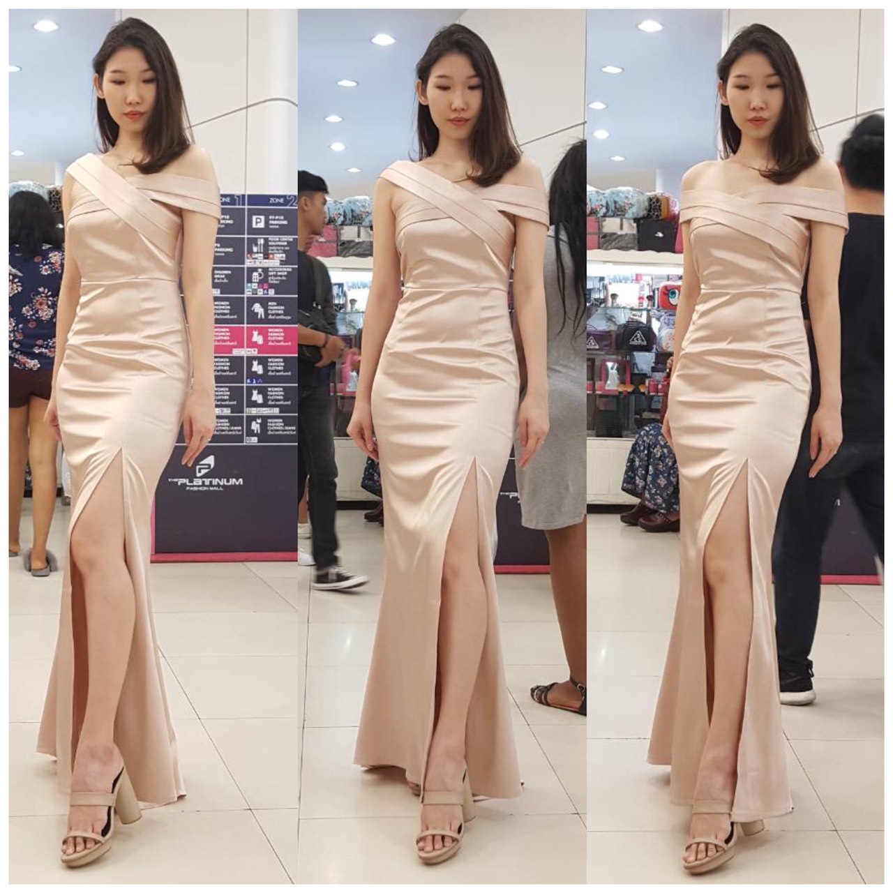 ชุดเพื่อนเจ้าสาว ชุดราตรียาว Ivy - Wrap top & Sheath skirt