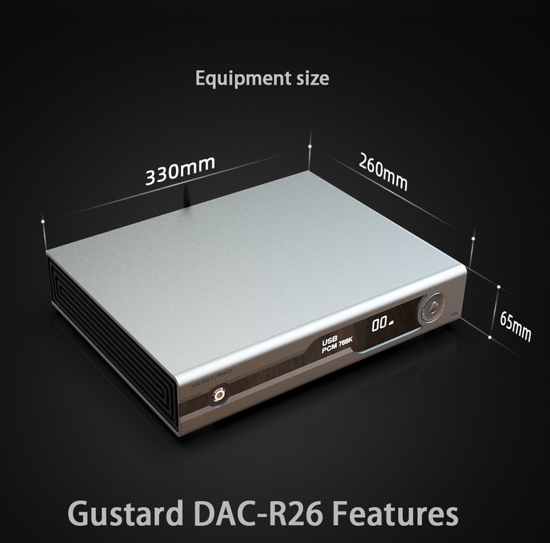 Gustard R26 Discrete R2R ladder DAC + 1 Bit DSD รองรับ MQA, Roon ประกันศูนย์ไทย