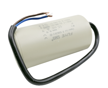 คาปาซิเตอร์ 55uf 450v.(กลม-สายไฟ)