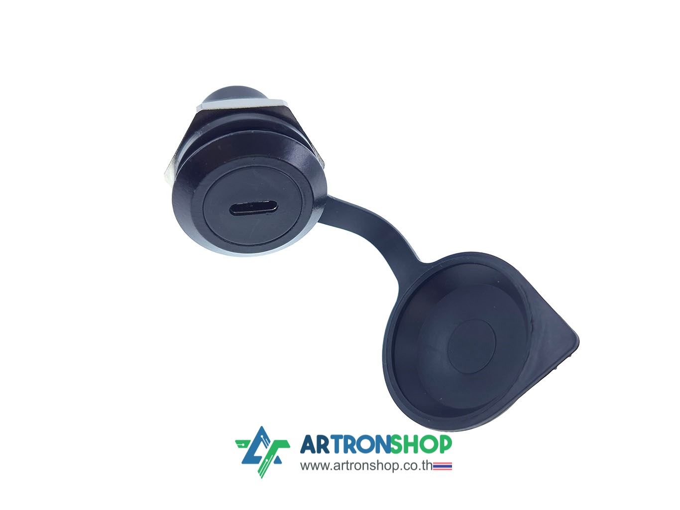 USB-C คอนเนคเตอร์ตัวเมีย กันน้ำ สำหรับติดกล่อง