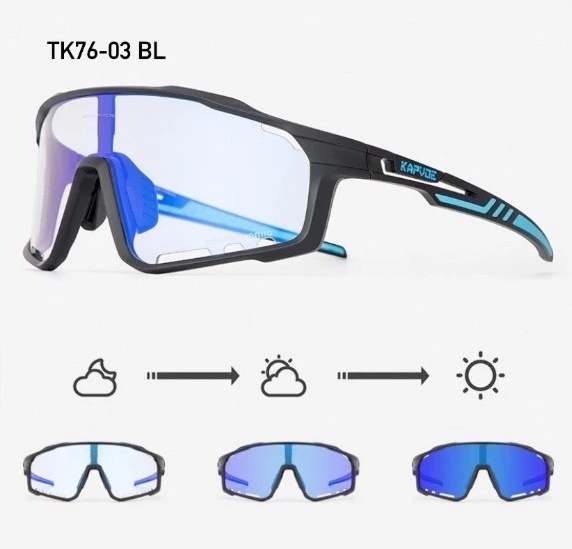 แว่นตา KAPVOE รุ่น X76 เลนส์ Photochromic เลนส์สีปรับแสงออโต้ วัสดุ TR90 ที่มีความเหนียวสูง ขาแว่นปรับได้