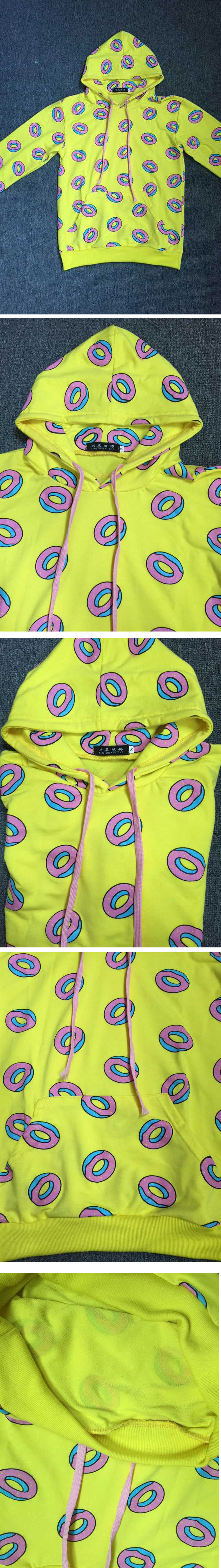 ฮู้ดสีเหลือง ลายโดนัท แบบ GOT7