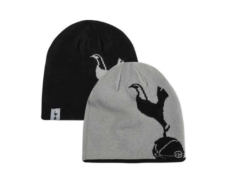 หมวกไหมพรมทอตนัมฮอตสเปอร์ส Mens Reversible Crest ใส่ได้ 2 ด้านของแท้