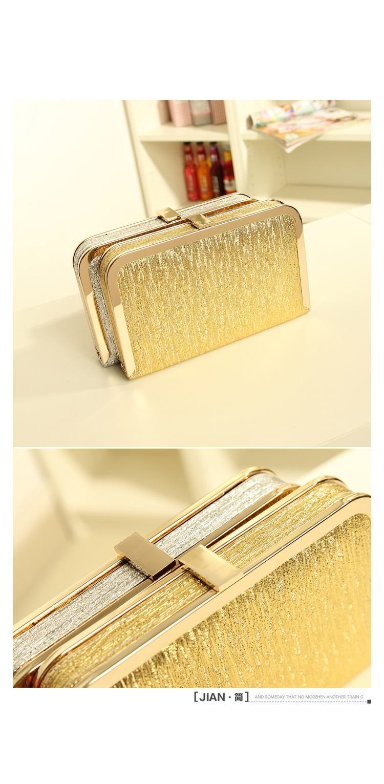 พร้อมส่ง Evening Clutch กระเป๋าออกงาน สีดำ ทรงสีเหลี่ยม พร้อมสายสะพาย ขนาด S