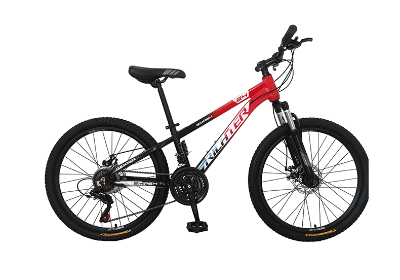 Mountain bike, aluminum frame, Richter Bike, Smash model, wheels 24 ", gear 21 speed, aluminum frame, hidden cable, year 2023
