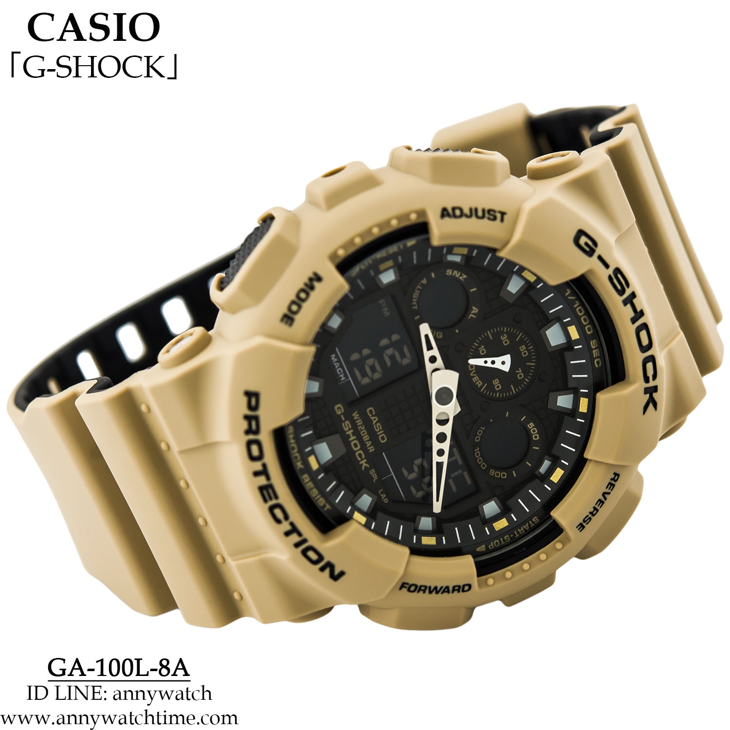 G-SHOCK GA-100L-8A - จำหน่ายนาฬิกาของแท้ 100% รับซ่อมนาฬิกา 