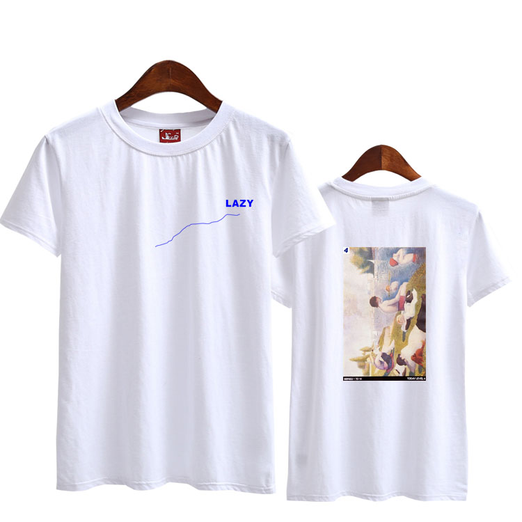 เสื้อยืด (T-Shirt) Lazy แบบ Yugyeom