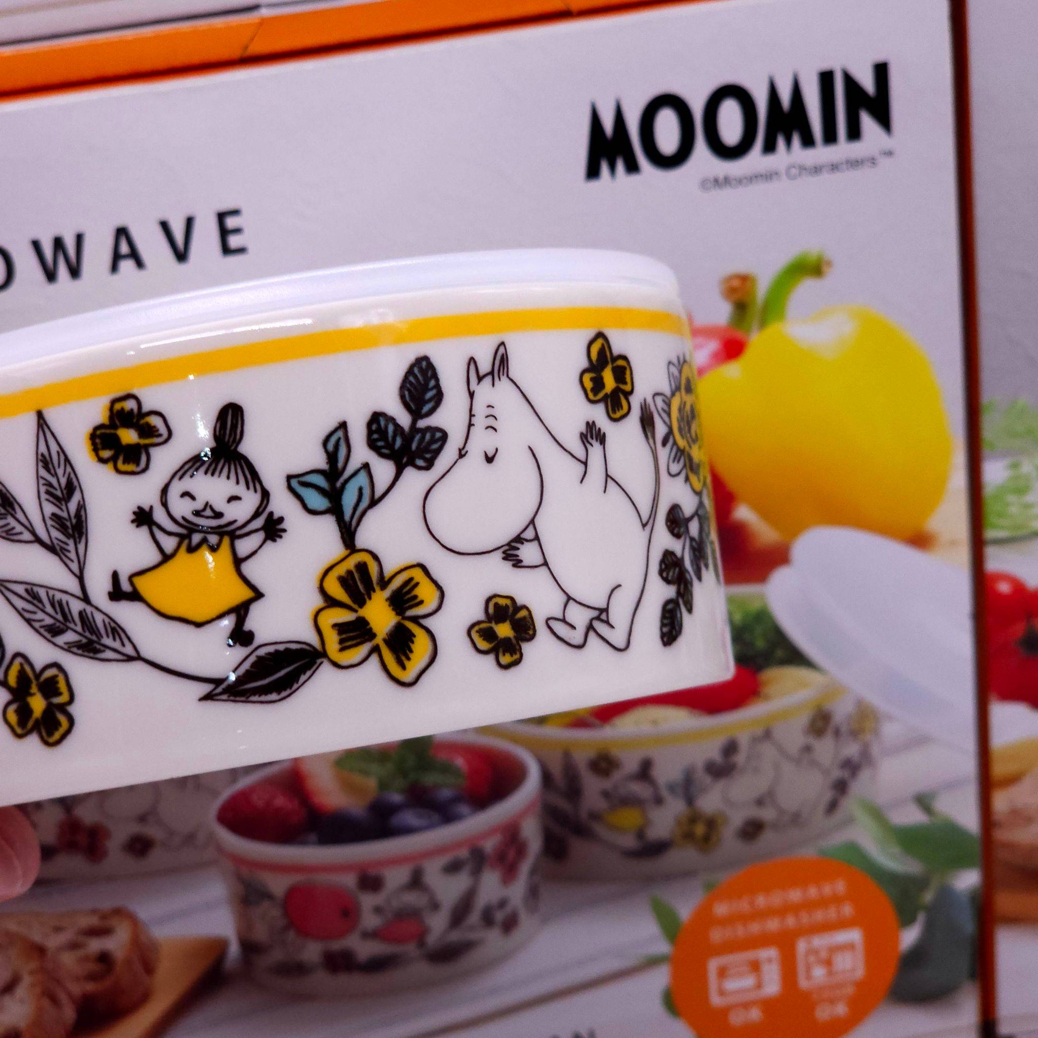 Moomin ชามเข้าไมโครเวฟได้ set 4 ชิ้น