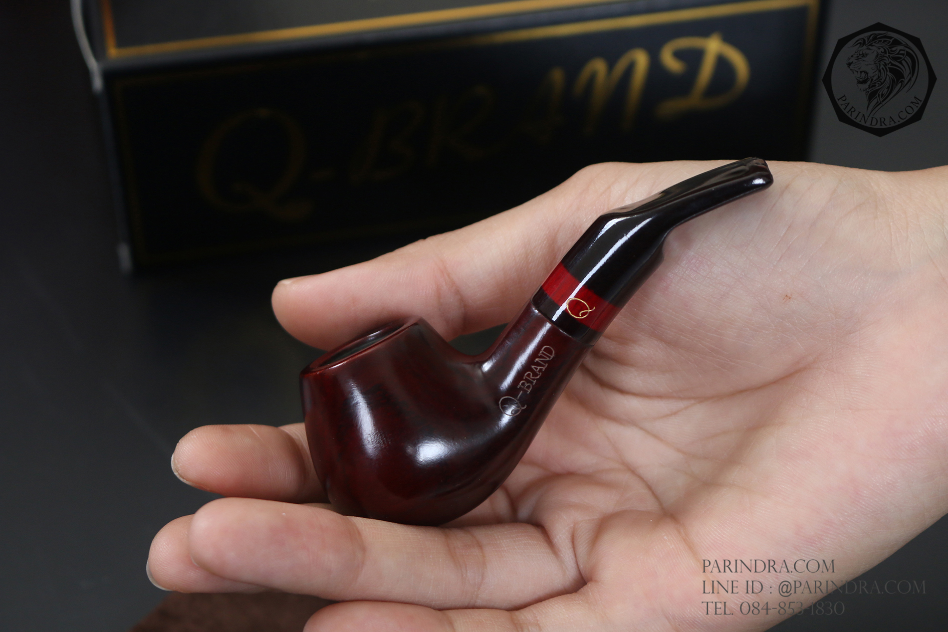ไปป์ Q Brand Pipe ไม้แท้ ทรงสวย #Sansen 267