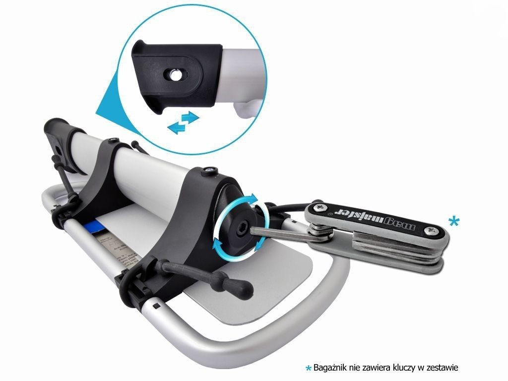 แร็ค BETO ALLOY REAR RACK SEATPOST ,SILLVER,CBR-718A