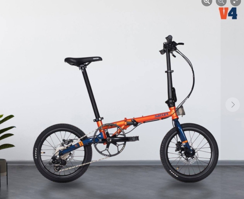 จักรยานพับ BACKER รุ่น V4 10 สปีด เฟรมโครโมลี่ ล้อ 16 นิ้ว (BACKER V4) 2021