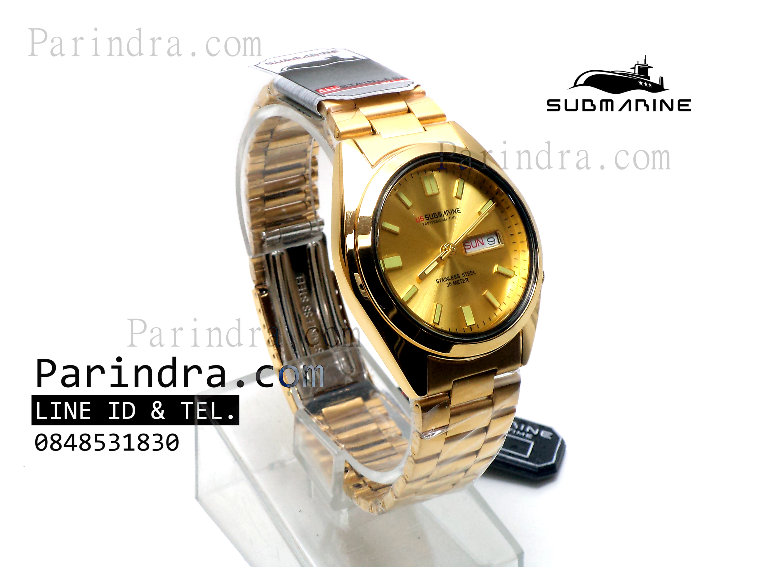 นาฬิกา US submarine รุ่น SUB110M ทองล้วน